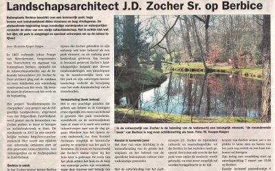 Landschapsarchitect J.D. Zocher Sr. op Berbice